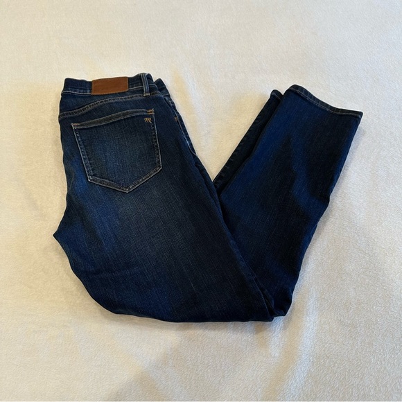 Madewell Dark Blue Cropped Jeans - Picture 1 of 6